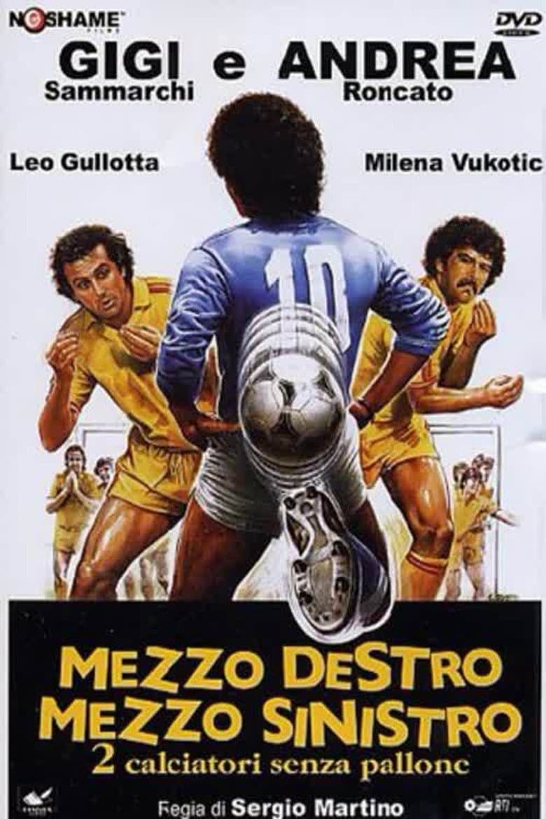Mezzo destro e mezzo sinistro - 2 calciatori senza pallone