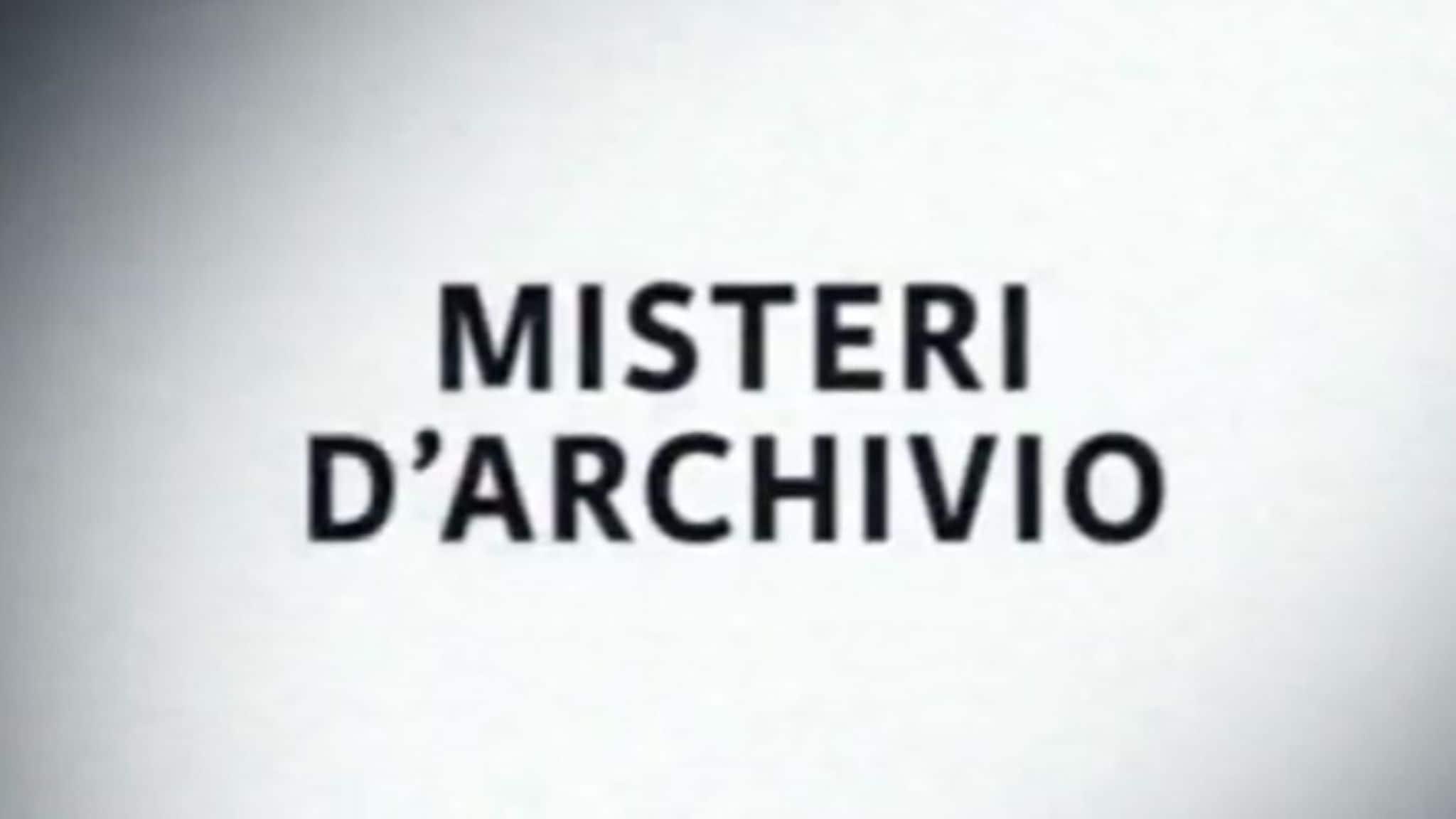 Misteri d'archivio