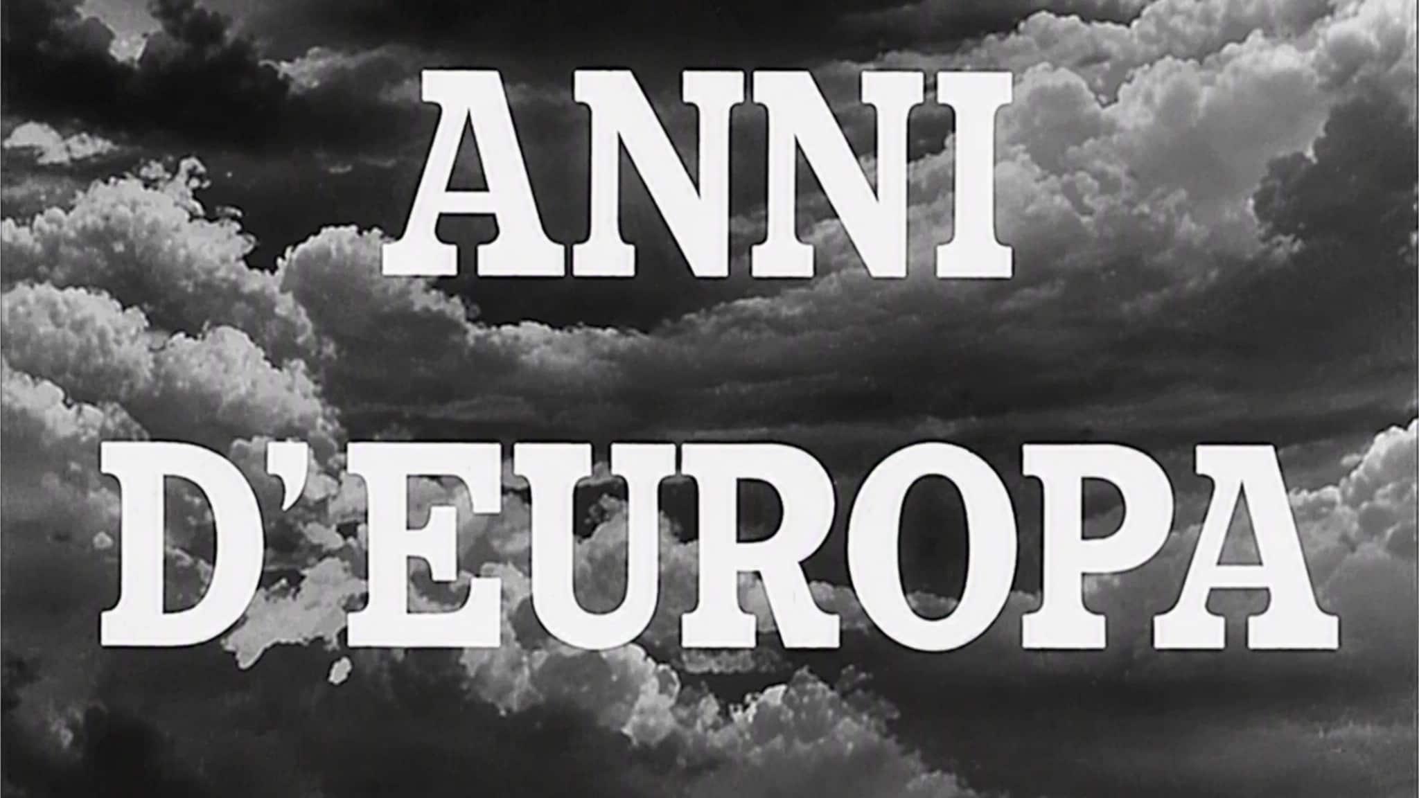 Anni d'Europa. Apogeo e tramonto del Colonialismo