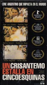 Un crisantemo estalla en cinco esquinas