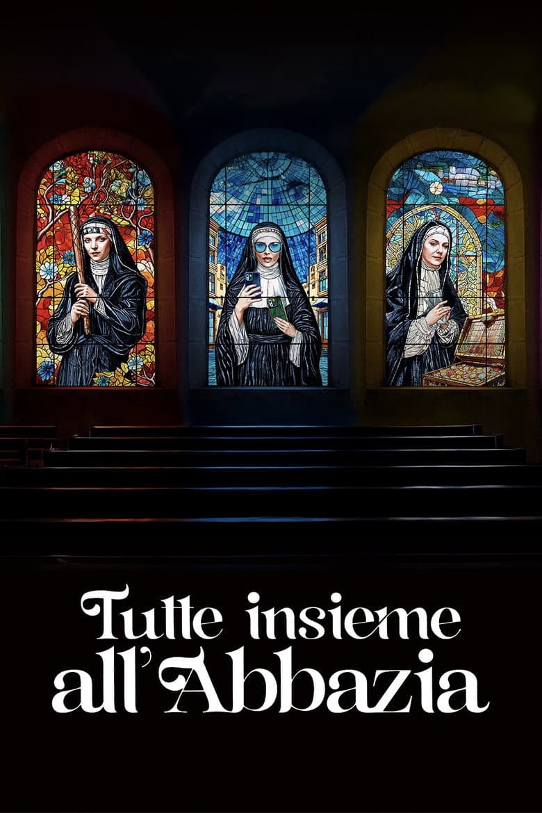 Tutte insieme all'abbazia