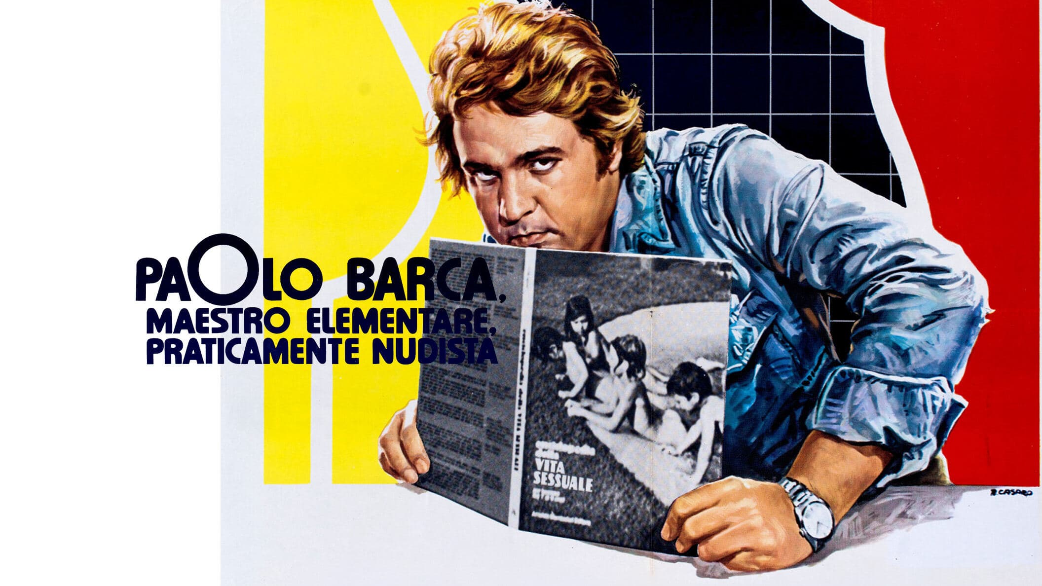 Paolo barca, maestro elementare, praticamente nudista