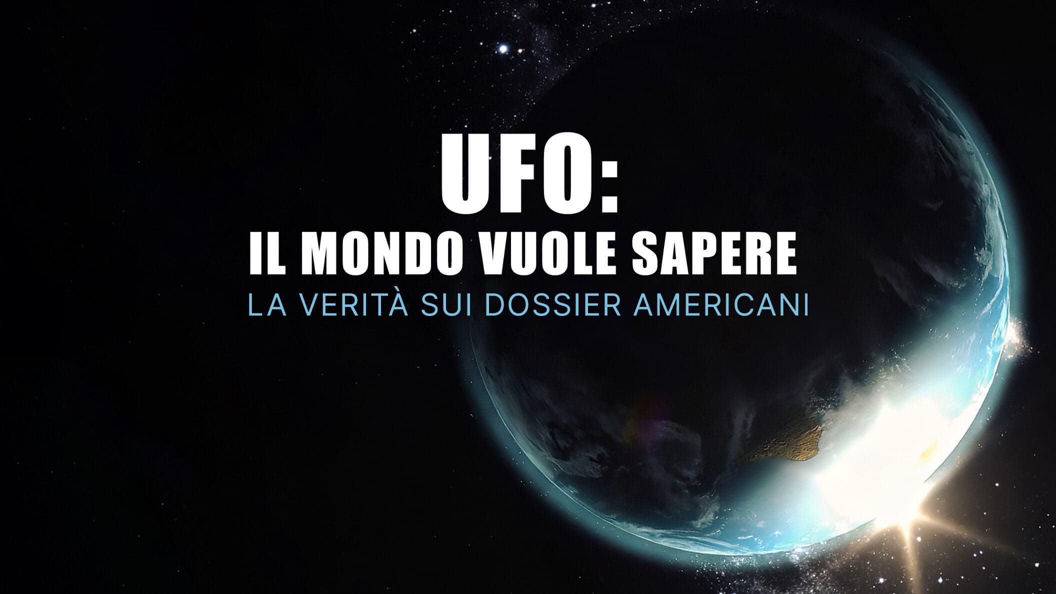 Ufo: il mondo vuole sapere la verita' sui dossier americani'26